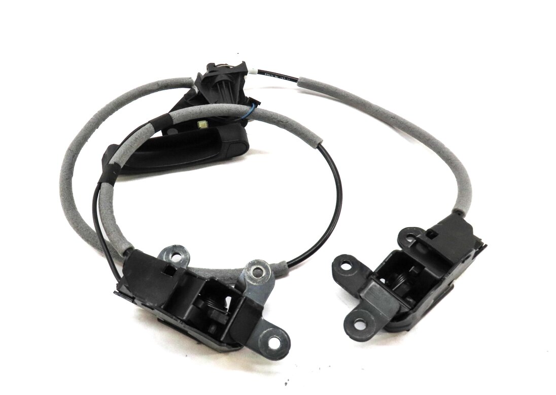 Thumbnail 2: 2012 BMW X5 (E70) REAR TAILGATE TRUNK LOWER LEFT & RIGHT LOCK LATCH SET w/ CABLE