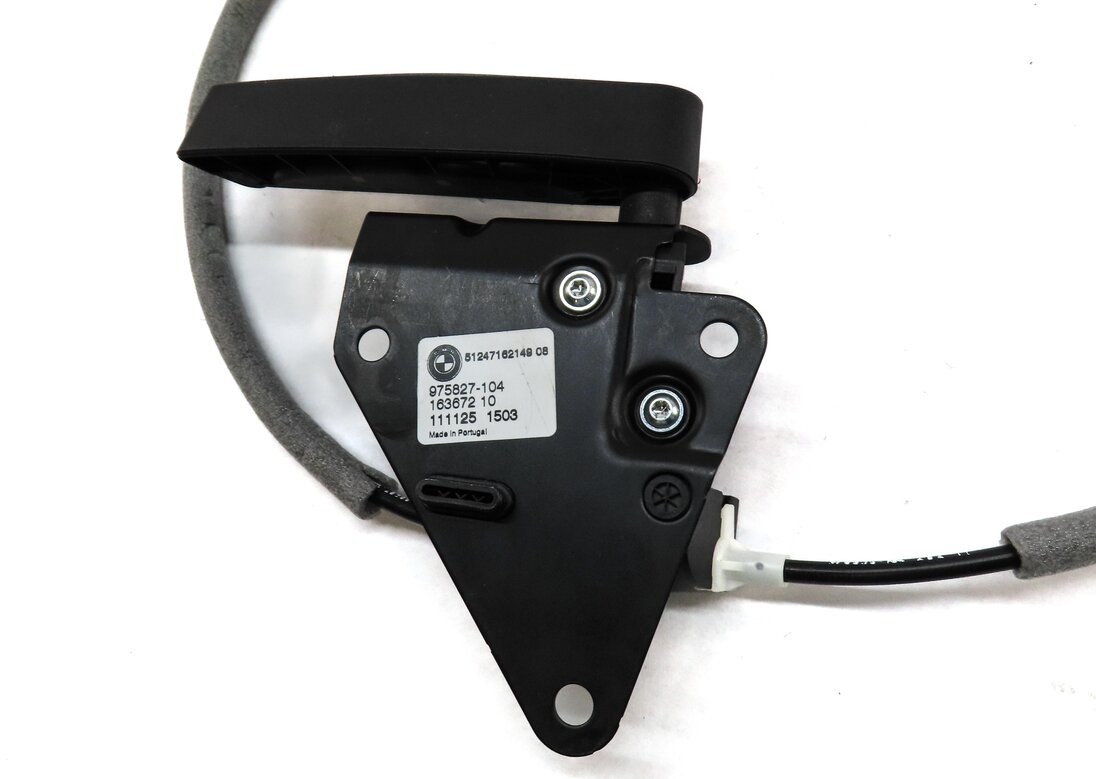 Thumbnail 4: 2012 BMW X5 (E70) REAR TAILGATE TRUNK LOWER LEFT & RIGHT LOCK LATCH SET w/ CABLE