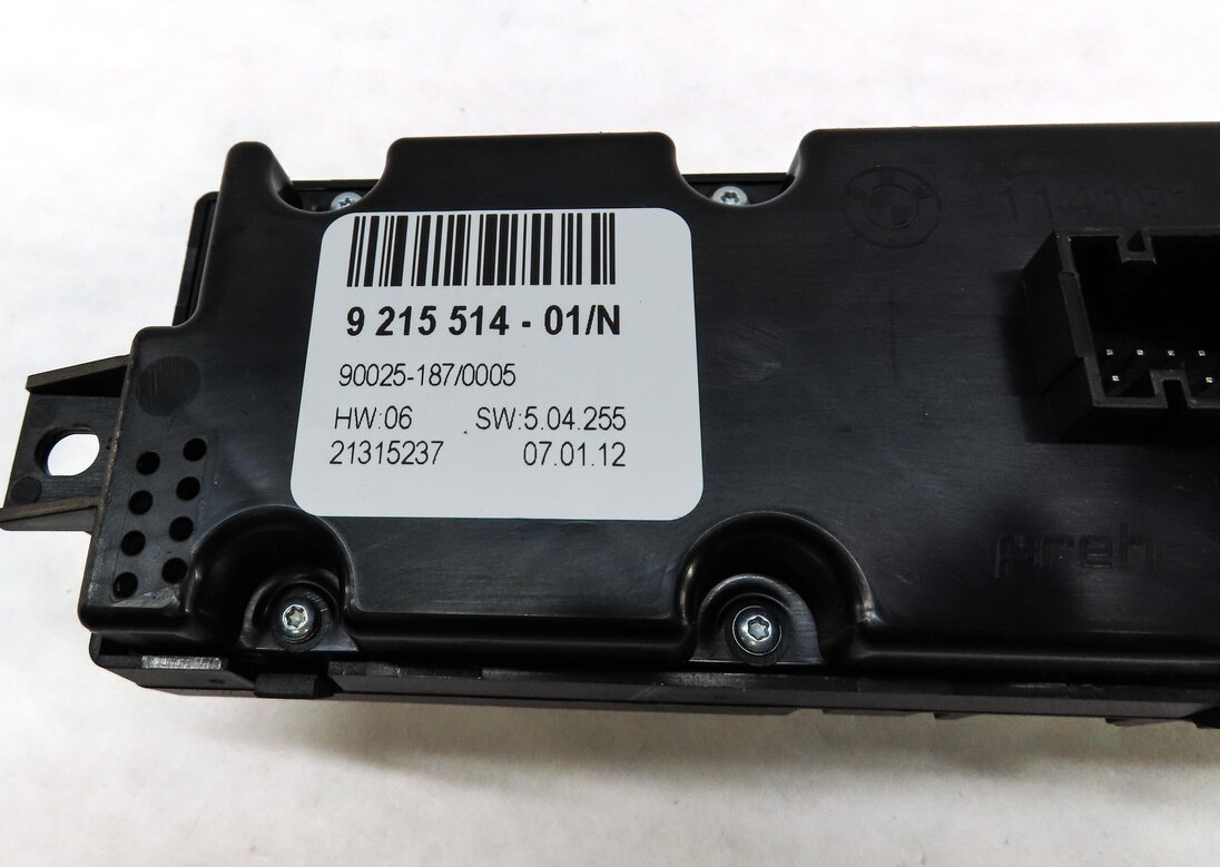 Thumbnail 6: 2007-2013 BMW X5 (E70) REAR HEATER A/C CLIMATE TEMPERATURE CONTROL PANEL