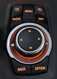 Thumbnail 2: 2012 BMW X5 (E70) RADIO STEREO NAVIGATION I-DRIVE CONTROL KNOB & BUTTON PANEL