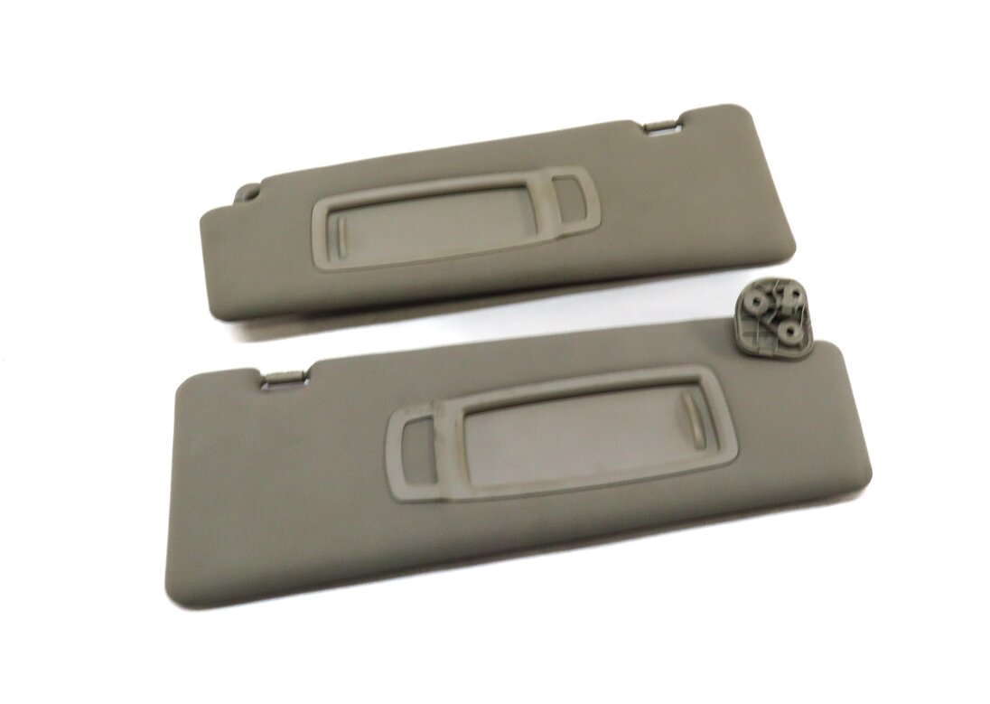 07-13 BMW X5 X5M (E70) FRONT LEFT & RIGHT SUN VISOR SUNVISOR SHADE SET-2 OYSTER