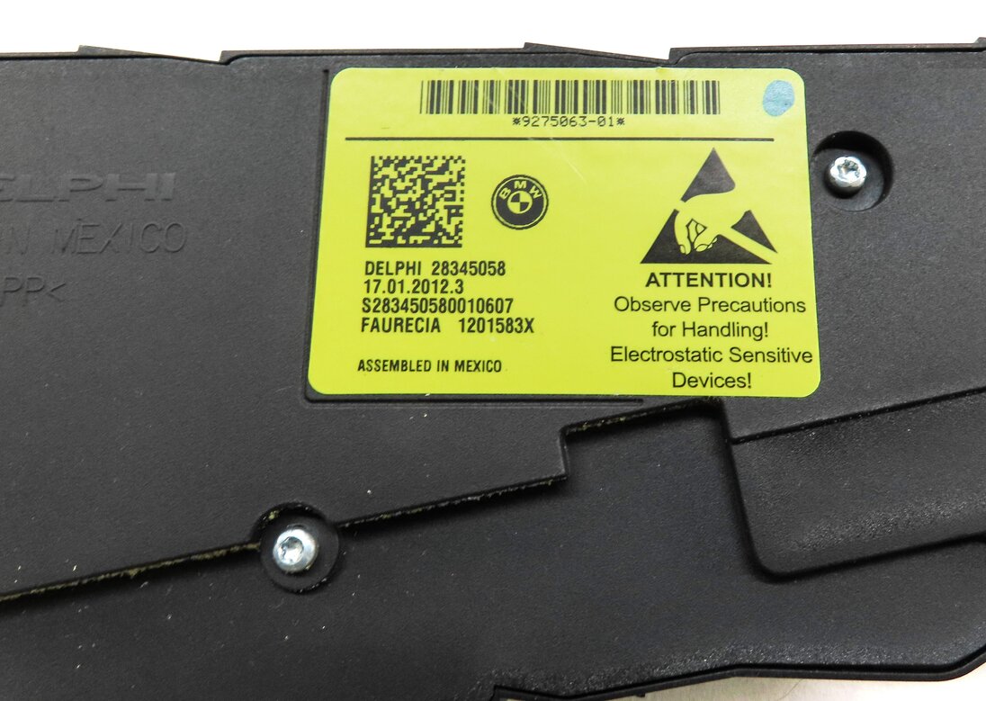 Thumbnail 5: 2012 BMW X5 (E70) FRONT LEFT DRIVER SEAT ADJUST AJUSTMENT SWITCH (BLACK)