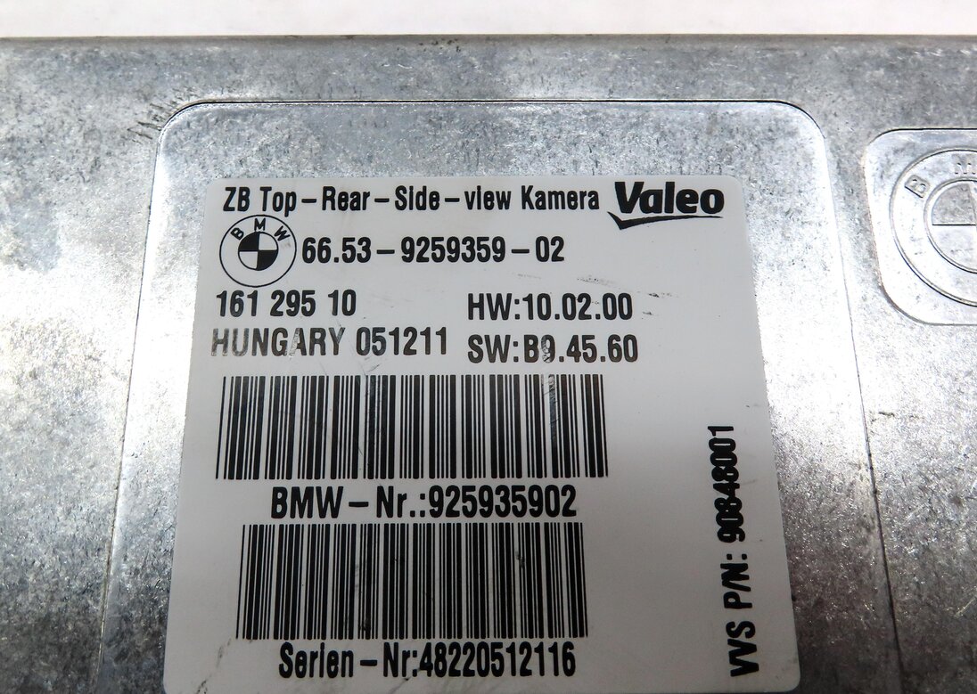 Thumbnail 4: 2012 BMW X5 (E70) REARVIEW REAR VIEW CAMERA CONTROL MODULE 66539259359