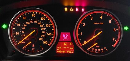 Thumbnail 2: 2011-2013 BMW X5 3.0L TURBO / 4.4L TWIN TURBO SPEEDOMETER GAUGE CLUSTER (95k)
