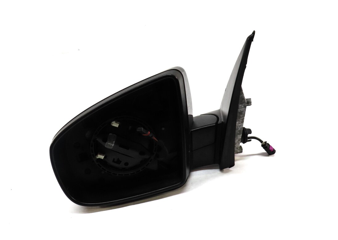 2010-2013 BMW X5 (E70) LEFT P-FOLD AUTODIM CAMERA HEATED DOOR MIRROR (BLACK)