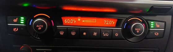 Thumbnail 2: 07-14 BMW X5 X5M X6 X6M (E70 E71) HEATER A/C TEMPERATURE CLIMATE CONTROL PANEL
