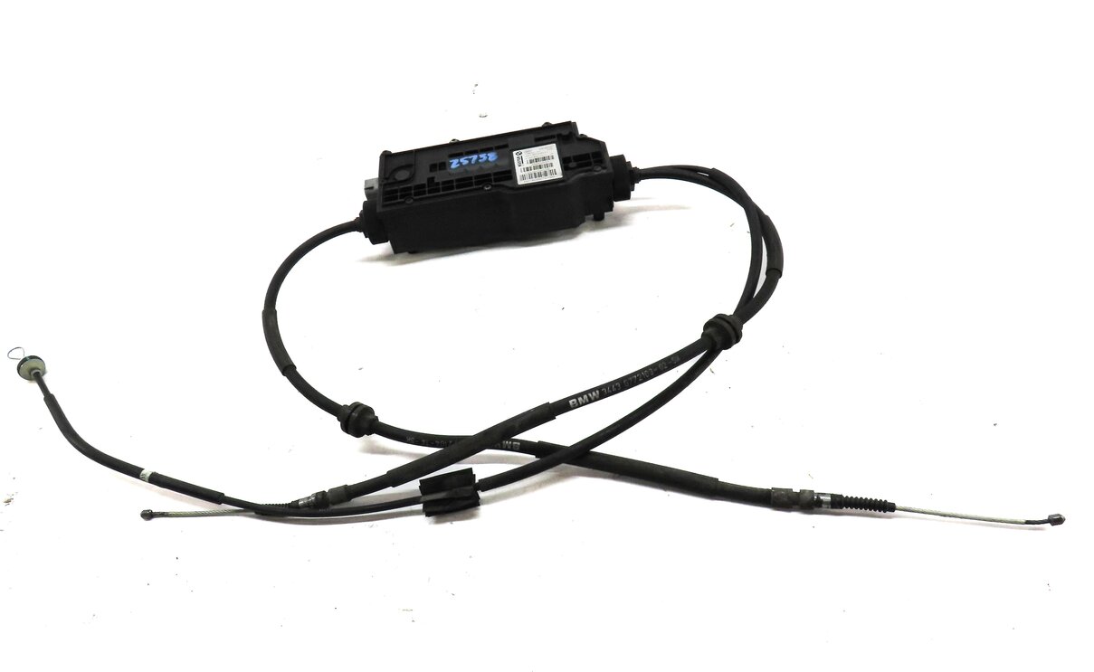Thumbnail 2: 2012 BMW X5 (E70) EMERGENCY HILL PARKING E-BRAKE ACTUATOR w/ CABLES 34436850289