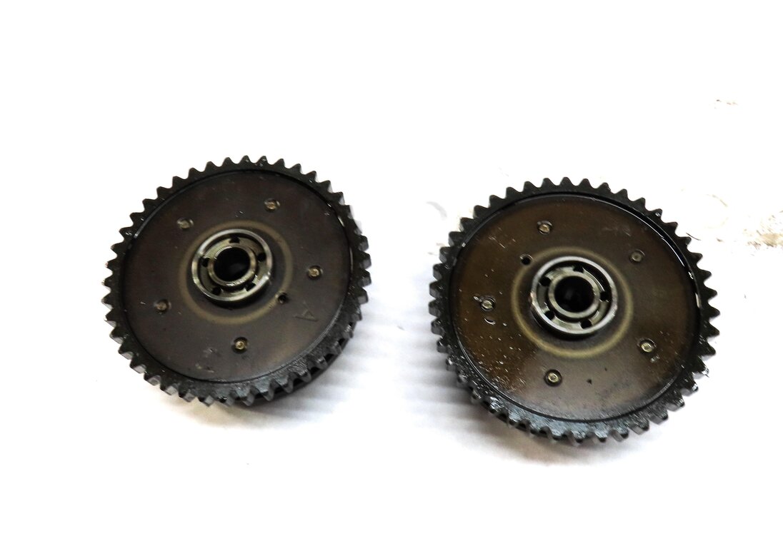 Thumbnail 3: 2012 BMW X5 (E70) 4.4L N63 LEFT CYLINDER HEAD INTAKE & EXHAUST TIMING GEAR SET 2