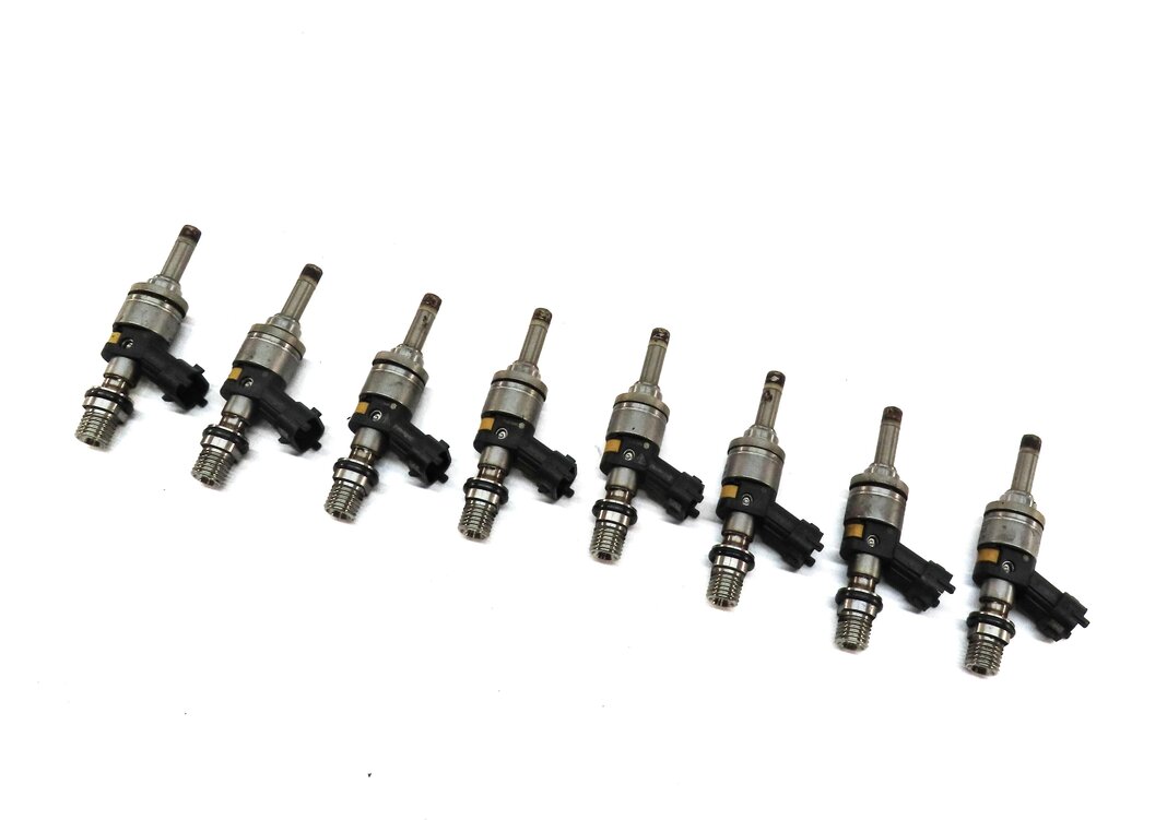 Thumbnail 1: 09-16 PORSCHE CAYENNE PANAMERA (958 970 G1) 4.8L TURBO ENGINE FUEL INJECTOR SET