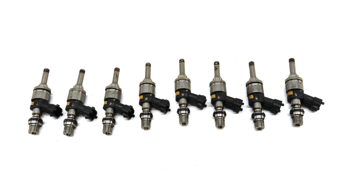 Thumbnail 2: 09-16 PORSCHE CAYENNE PANAMERA (958 970 G1) 4.8L TURBO ENGINE FUEL INJECTOR SET