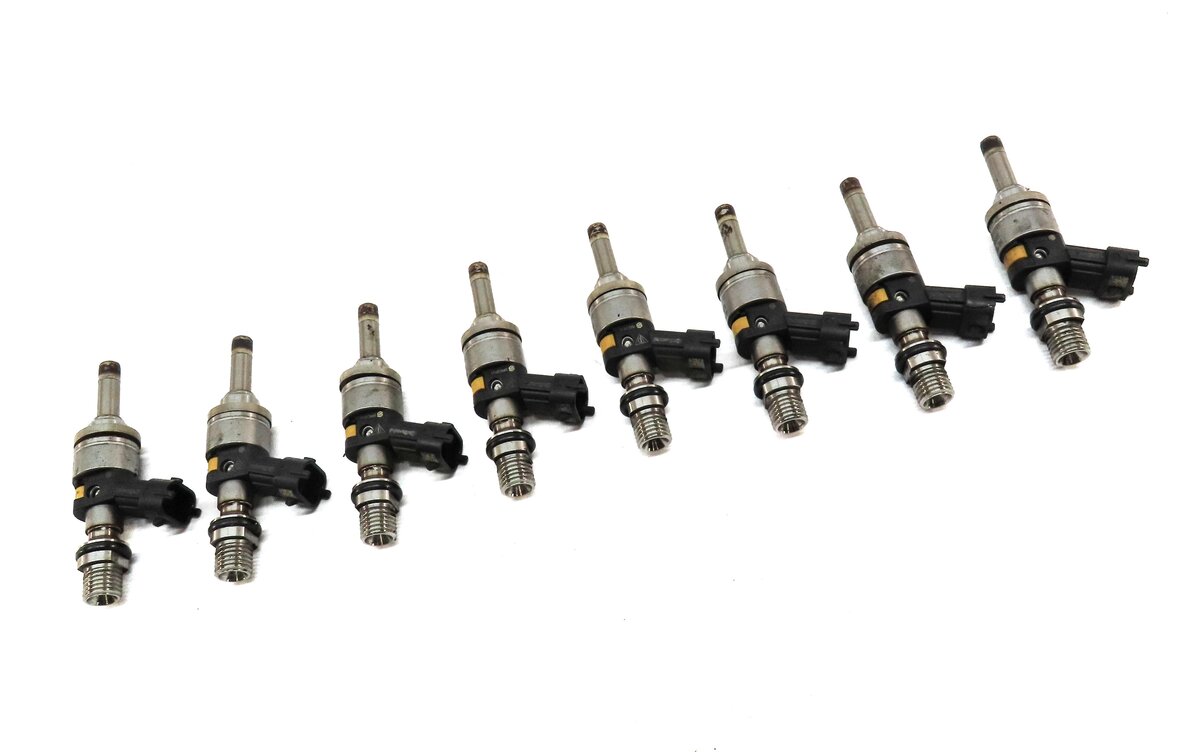Thumbnail 3: 09-16 PORSCHE CAYENNE PANAMERA (958 970 G1) 4.8L TURBO ENGINE FUEL INJECTOR SET