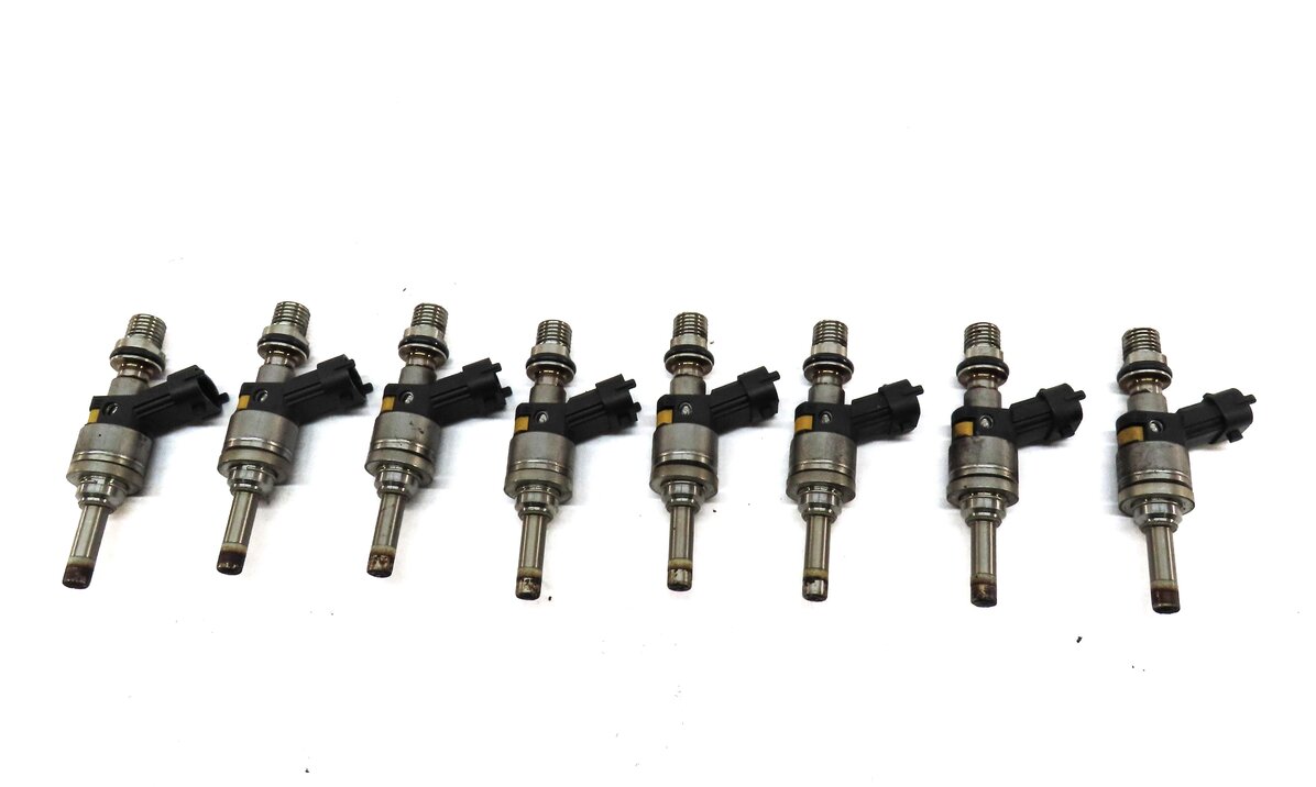 Thumbnail 4: 09-16 PORSCHE CAYENNE PANAMERA (958 970 G1) 4.8L TURBO ENGINE FUEL INJECTOR SET