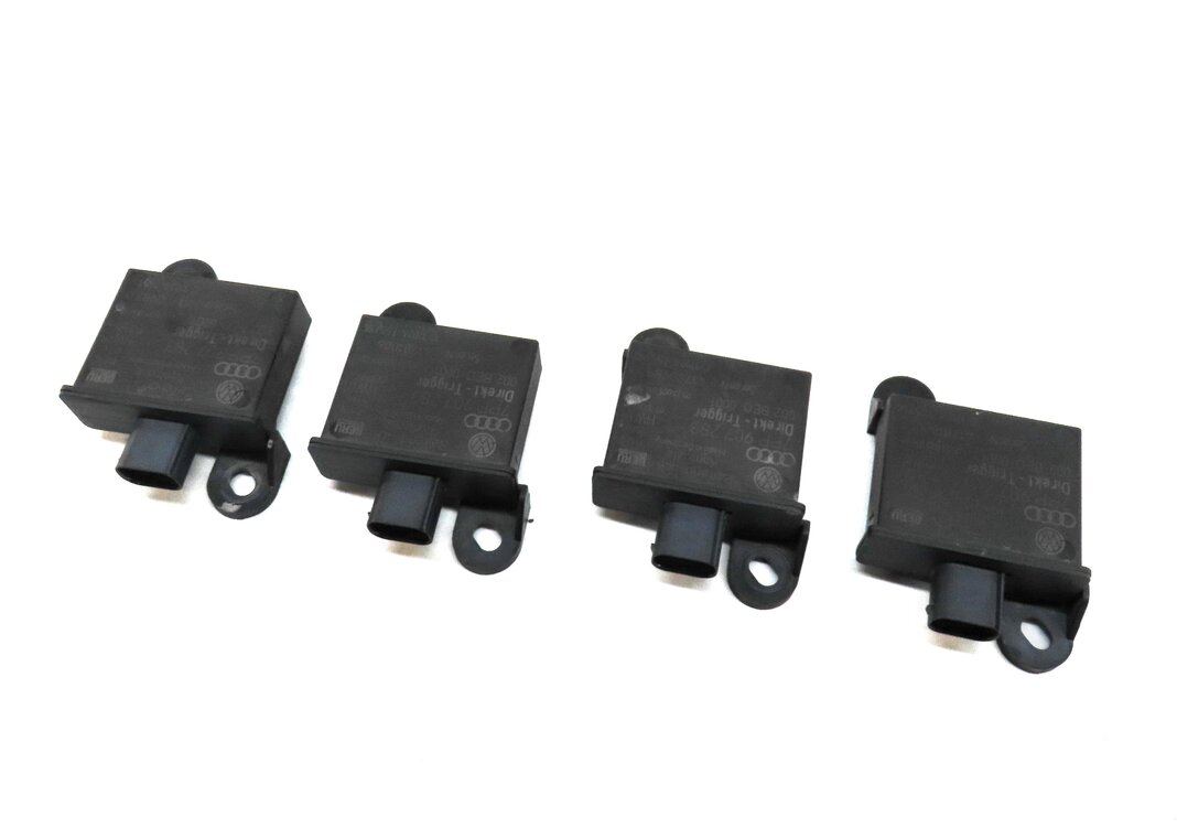 2010 PORSCHE PANAMERA (970 G1) TPMS TIRE AIR PRESSURE SENSOR TRIGGER MODULE SET