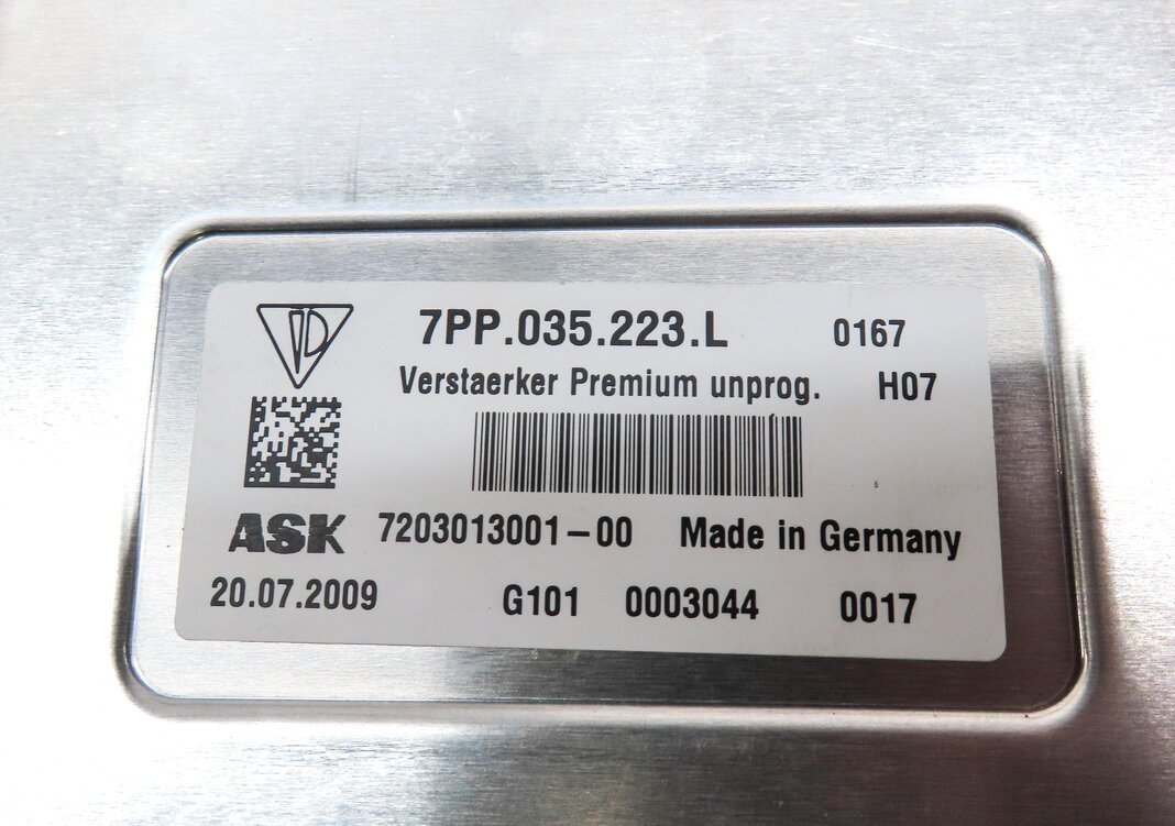 Thumbnail 4: 2010 PORSCHE PANAMERA (970 G1) RADIO STEREO BURMESTER AUDIO AMP AMPLIFIER
