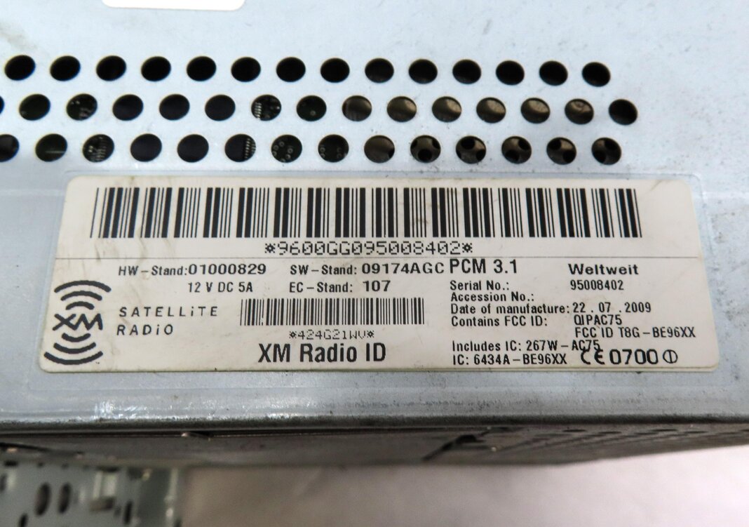 Thumbnail 7: 2010 PORSCHE PANAMERA (970 G1) RADIO GPS SCREEN NAVIGATION CD STEREO RECEIVER