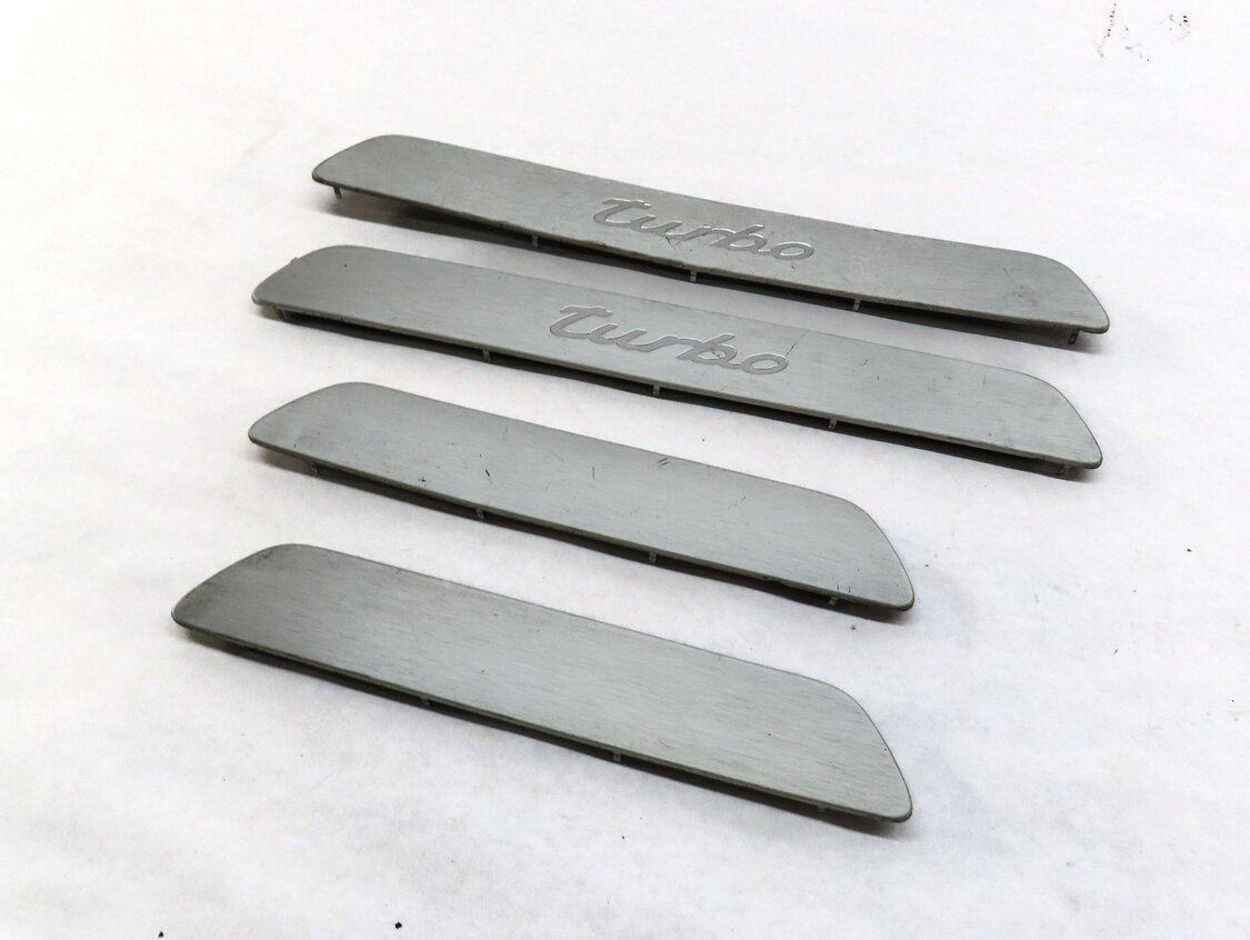 Thumbnail 1: 2010 PORSCHE PANAMERA (970 G1) TURBO FRONT & REAR DOOR SILL SCUFF PANEL TRIM SET