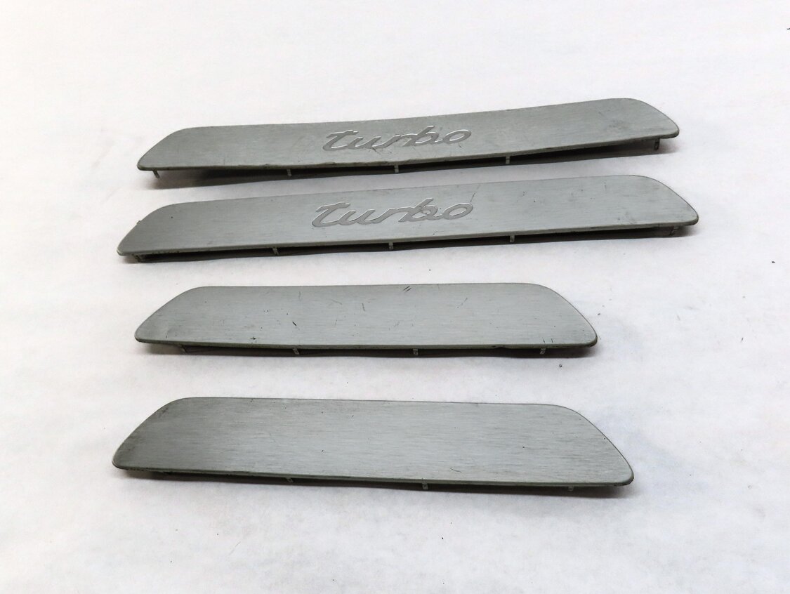 Thumbnail 2: 2010 PORSCHE PANAMERA (970 G1) TURBO FRONT & REAR DOOR SILL SCUFF PANEL TRIM SET