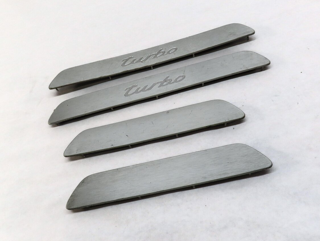 Thumbnail 3: 2010 PORSCHE PANAMERA (970 G1) TURBO FRONT & REAR DOOR SILL SCUFF PANEL TRIM SET