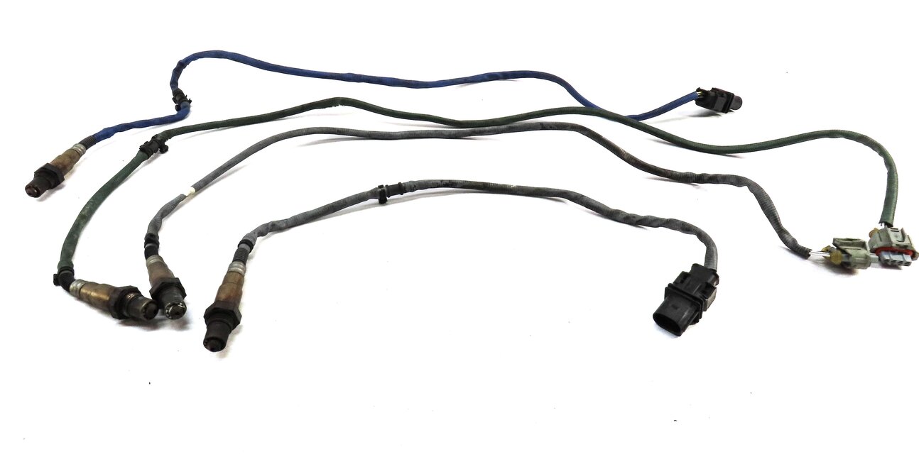 Thumbnail 2: 2010 PORSCHE PANAMERA (970) TURBO PRE POST CAT O2 OXYGEN LAMBDA PROBE SENSOR SET