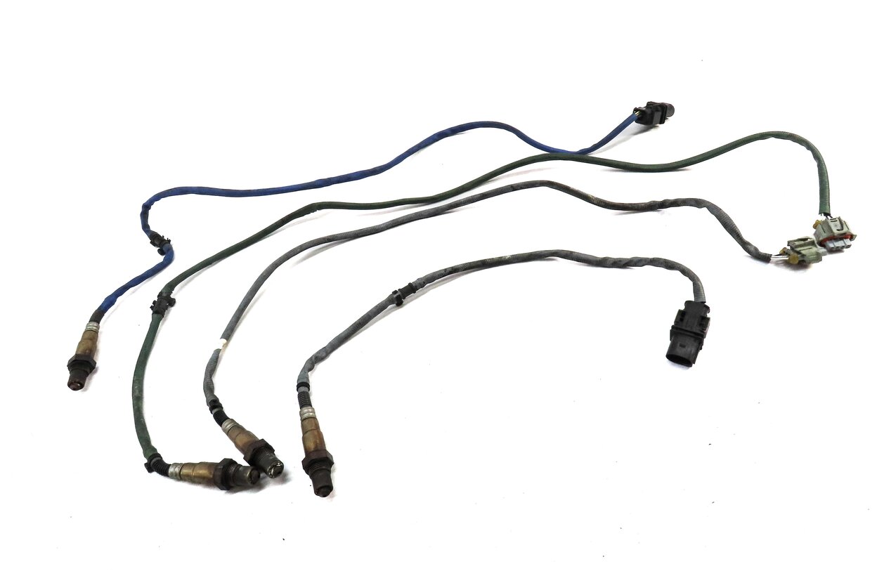Thumbnail 3: 2010 PORSCHE PANAMERA (970) TURBO PRE POST CAT O2 OXYGEN LAMBDA PROBE SENSOR SET