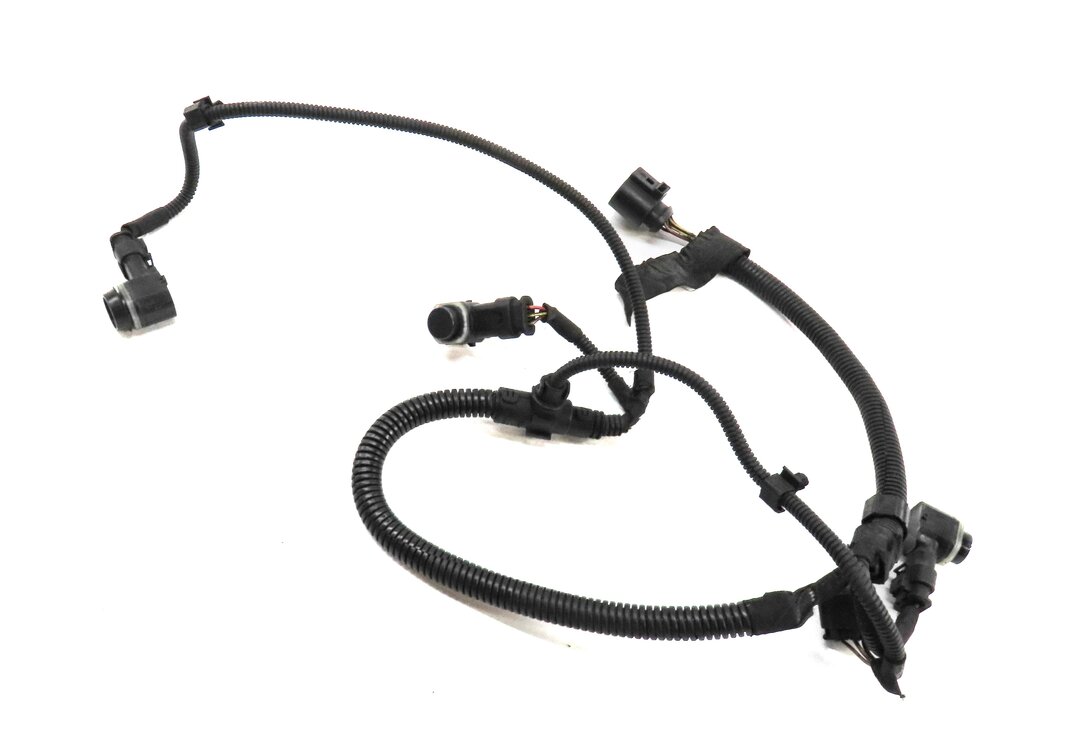 2010 PORSCHE PANAMERA (970 G1) FRONT LEFT PDC SENSOR SET-3 w/ HARNESS (BLUE)
