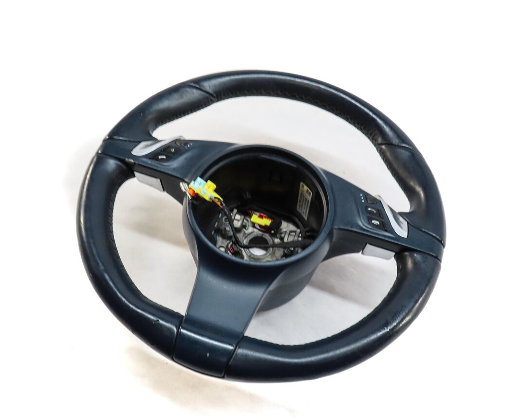 2010-2013 PORSCHE PANAMERA (970 G1) 3-SPOKE HEATED STEERING WHEEL (BLUE)