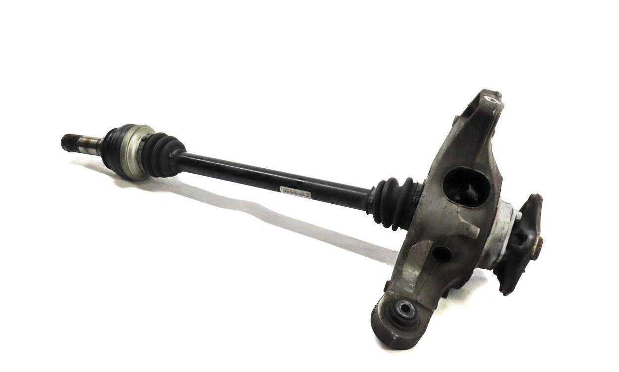 2010-2013 PORSCHE PANAMERA (970 G1) LEFT DRIVER REAR AXLE SHAFT w/ KNUCKLE