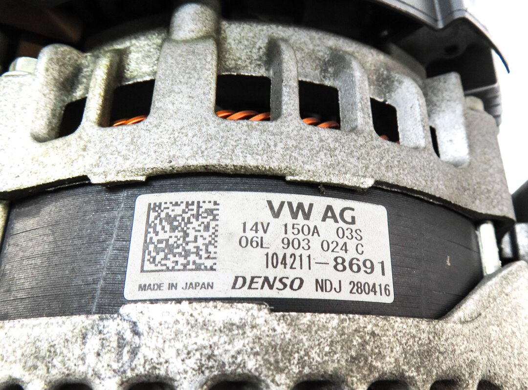 Thumbnail 7: 2017-2020 AUDI A4 / ALLROAD B9 8W 2.0L TURBO ALTERNATOR POWER GENERATOR 150 AMP