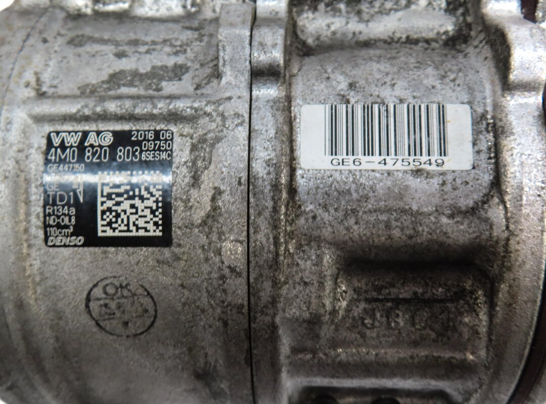 Thumbnail 6: 17-20 AUDI A4 A5 A6 (B9 F5 8W 8WS) 2.0L CYMC TURBO ENGINE A/C COMPRESSOR PUMP