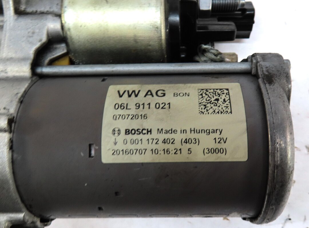 Thumbnail 6: 2017-2020 AUDI A4 A5 ALLROAD Q5 (B9 8W 8W6 80A) 2.0L TURBO ENGINE STARTER MOTOR