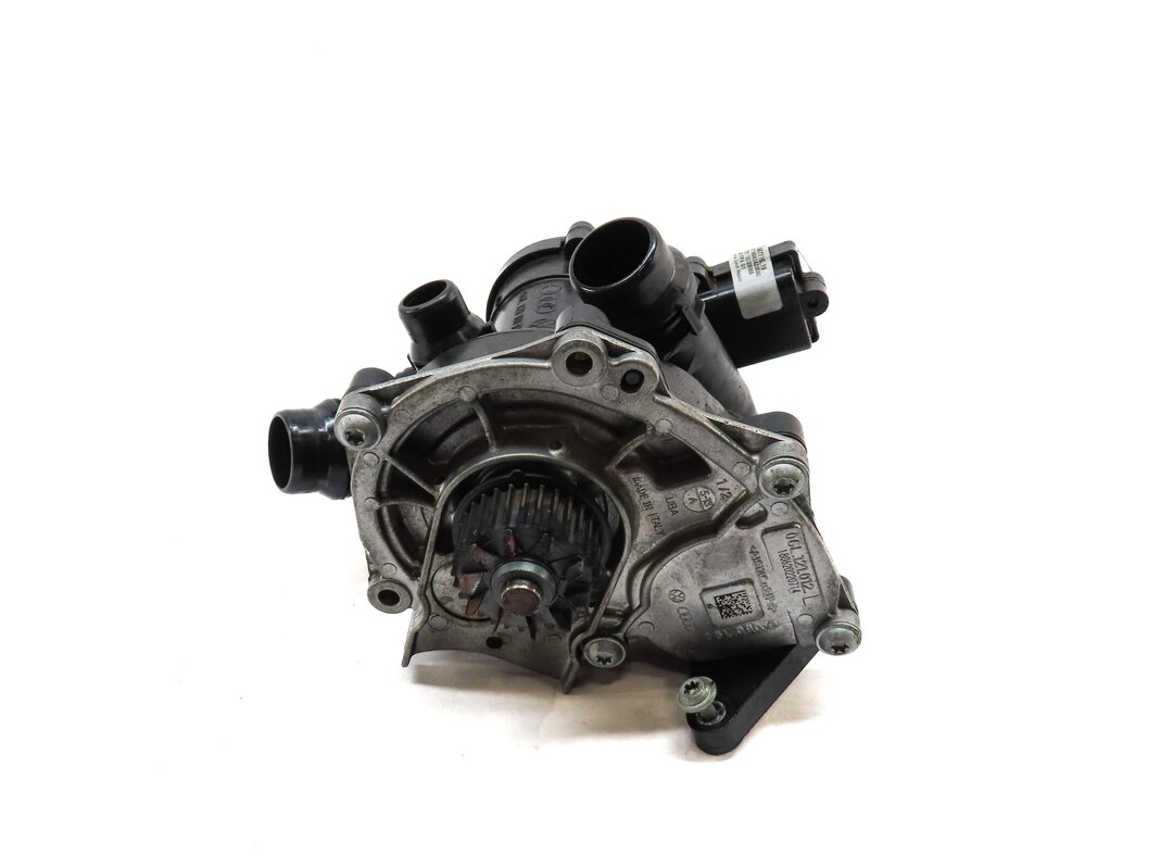 Thumbnail 3: 16-23 AUDI A3 A4 A5 A6 Q5 Q7 S3 TT 2.0L TURBO WATER PUMP w/ THERMOSTAT HOUSING