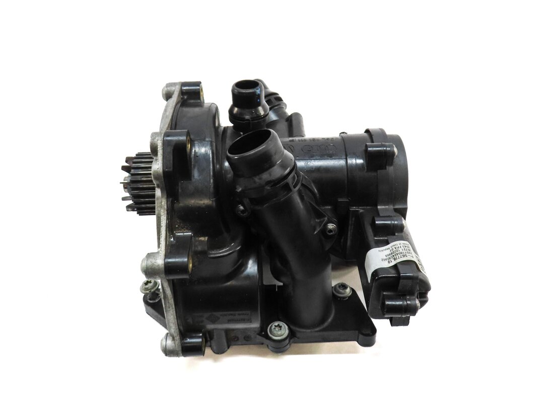 Thumbnail 4: 16-23 AUDI A3 A4 A5 A6 Q5 Q7 S3 TT 2.0L TURBO WATER PUMP w/ THERMOSTAT HOUSING