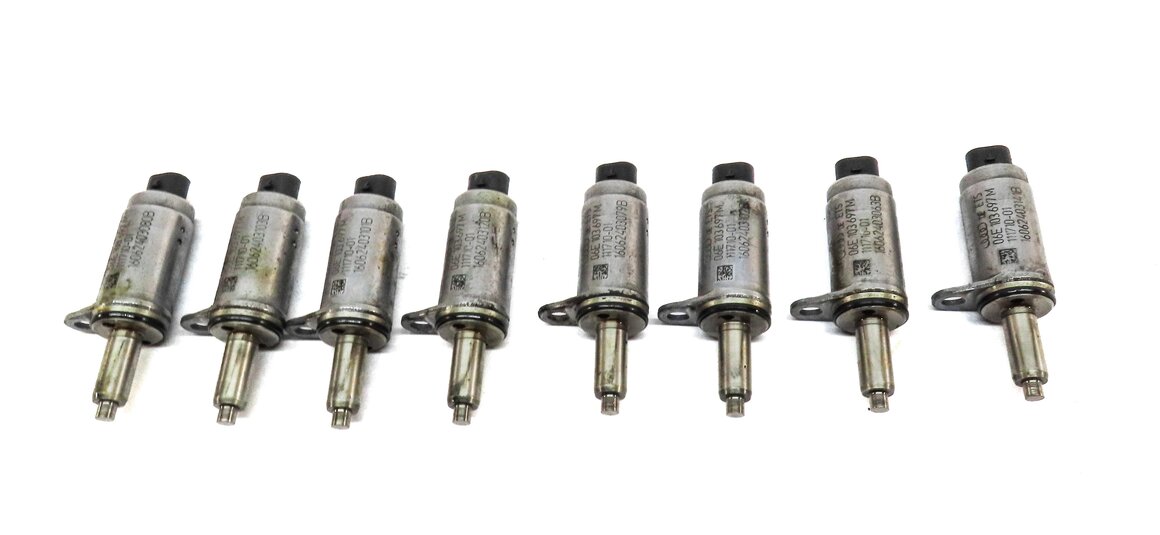 Thumbnail 3: 2017 AUDI A4 (B9 8W) 2.0L CYMC TURBO ENGINE CAMSHAFT ADJUSTMENT SOLENOID SET
