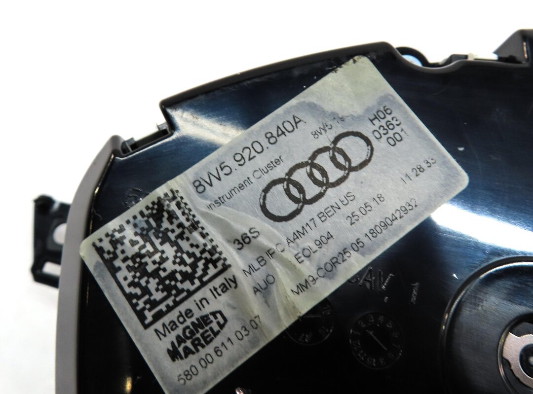 Thumbnail 4: 17-19 AUDI A4 ALLROAD (B9 8W) SPEEDOMETER INSTRUMENT GAUGE CLUSTER (MPH 144k)