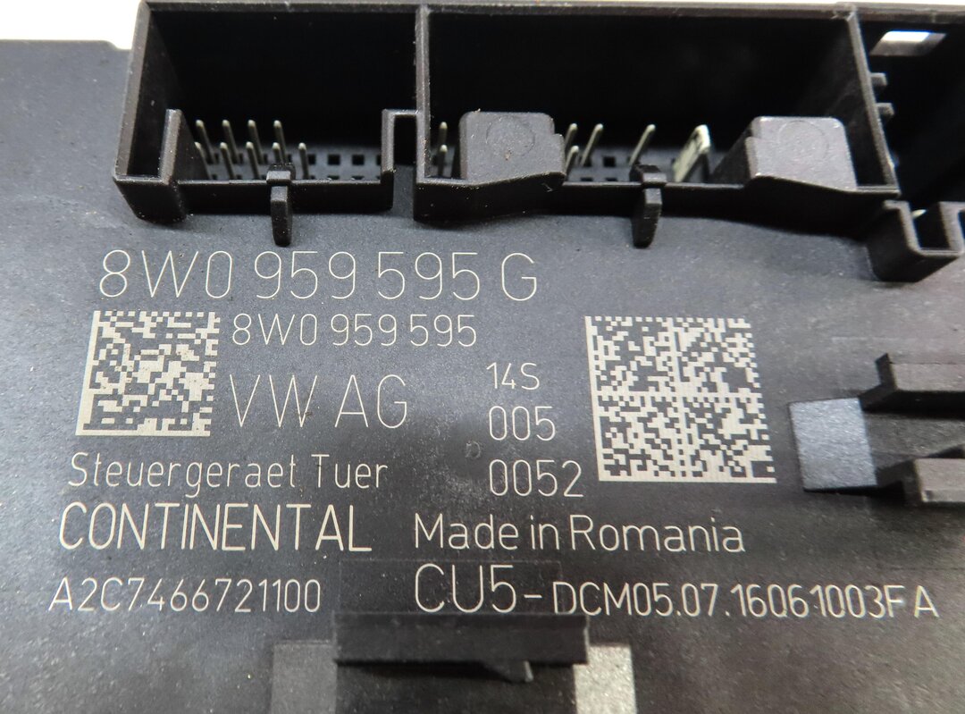 Thumbnail 4: 2017 AUDI A4 (B9 8W) REAR LEFT DOOR CONTROL MODULE