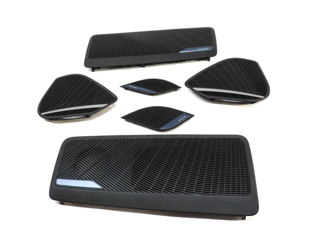 Thumbnail 2: 2017 AUDI A4 B9 8W FRONT REAR LEFT RIGHT BANG & OLUFSEN SPEAKER COVER GRILLE SET