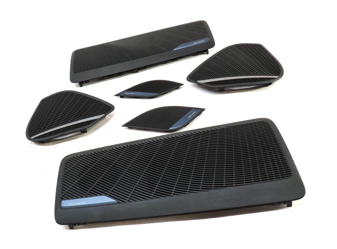 Thumbnail 3: 2017 AUDI A4 B9 8W FRONT REAR LEFT RIGHT BANG & OLUFSEN SPEAKER COVER GRILLE SET