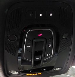 Thumbnail 2: 2017 AUDI A4 (B9 8W) FRONT DOMELIGHT MAP READING COURTESY LIGHT LAMP (BLACK)