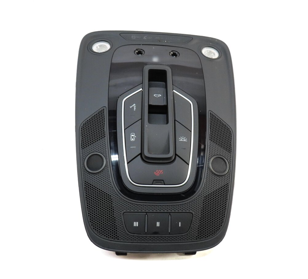 Thumbnail 3: 2017 AUDI A4 (B9 8W) FRONT DOMELIGHT MAP READING COURTESY LIGHT LAMP (BLACK)
