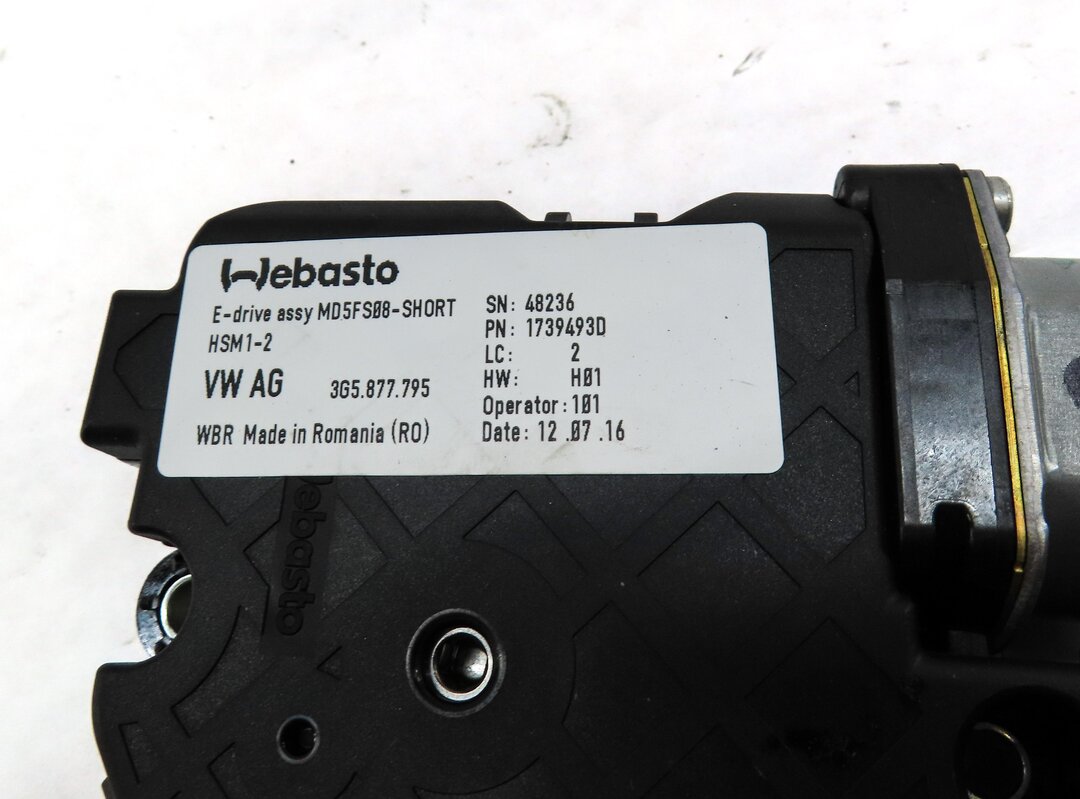 Thumbnail 4: 17-23 AUDI A4 A6 Q3 Q4 Q5 Q8 S4 ALLROAD E-TRON (B8 C7) SUNROOF SUN ROOF MOTOR