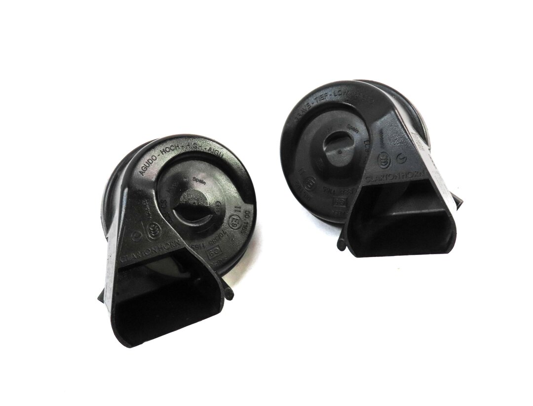 Thumbnail 1: 2012-2020 AUDI A6 S6 A7 S7 RS7 A8 S8 (C7 D4) HIGH & LOW TONE SAFETY HORN SET-2