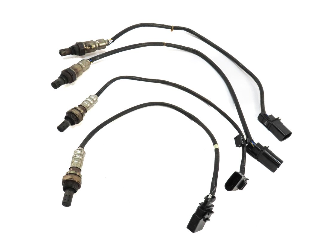 Thumbnail 1: 2014 AUDI A6 (C7) 3.0L SUPER CTUA ENGINE PRE POST CAT O2 OXYGEN SENSOR SET 4