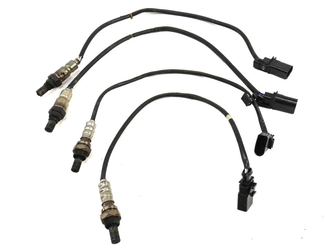 Thumbnail 2: 2014 AUDI A6 (C7) 3.0L SUPER CTUA ENGINE PRE POST CAT O2 OXYGEN SENSOR SET 4
