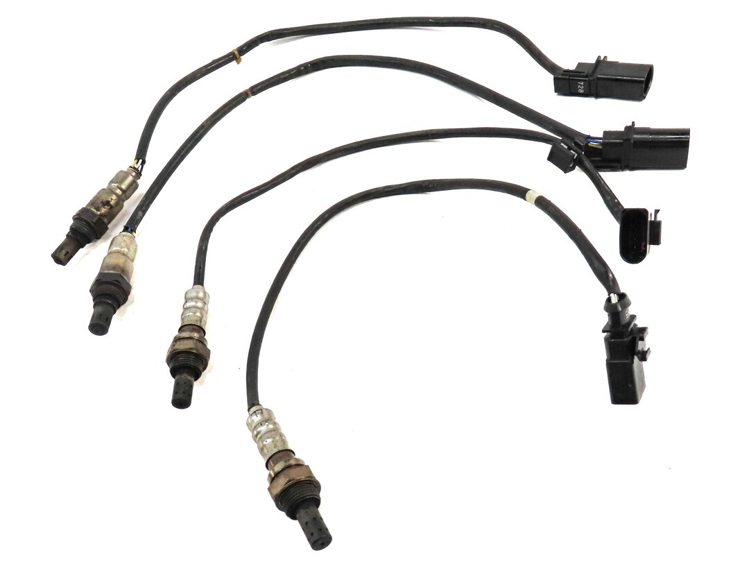 Thumbnail 3: 2014 AUDI A6 (C7) 3.0L SUPER CTUA ENGINE PRE POST CAT O2 OXYGEN SENSOR SET 4