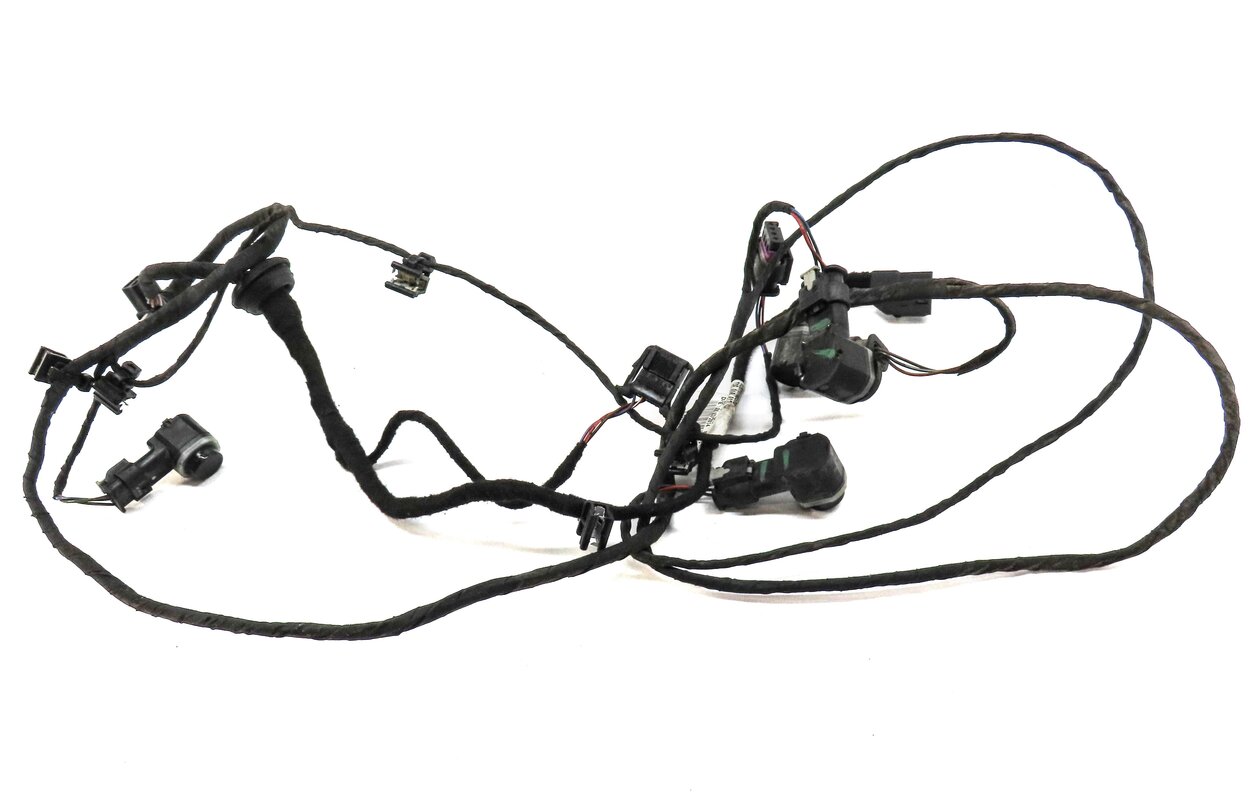 Thumbnail 2: 2014 AUDI A6 (C7) REAR PARK ASSIST PDC SENSOR SET4 (MOONLIGHT BLUE) w/ HARNESS