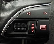 Thumbnail 2: 2014 AUDI A6 (C7) LEFT & RIGHT HEATED STEERING WHEEL SWITCH SET 2 w/ TRIM BLACK