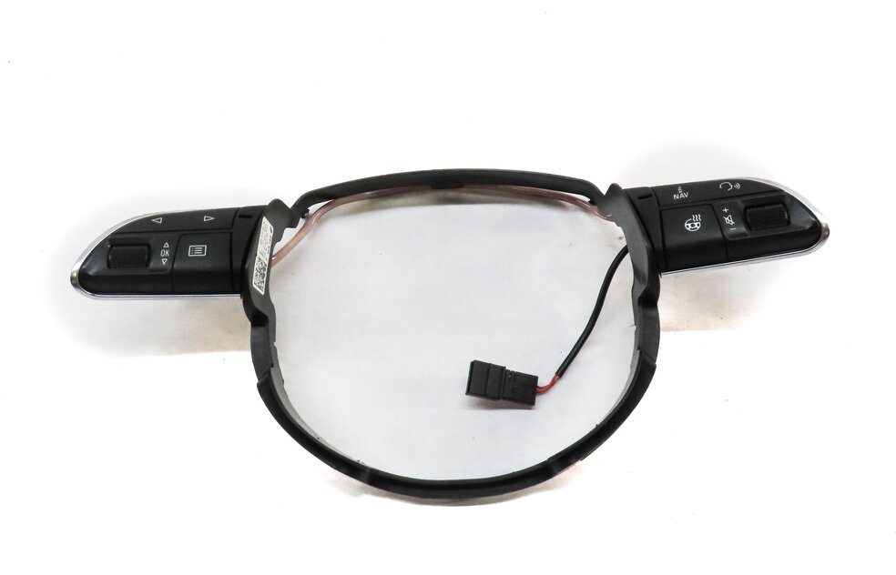 Thumbnail 4: 2014 AUDI A6 (C7) LEFT & RIGHT HEATED STEERING WHEEL SWITCH SET 2 w/ TRIM BLACK