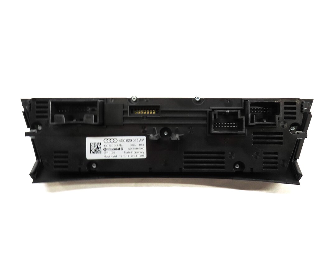 Thumbnail 4: 2014 AUDI A6 (C7) FRONT DASH HVAC A/C HEATER CLIMATE CONTROL PANEL (BLACK)