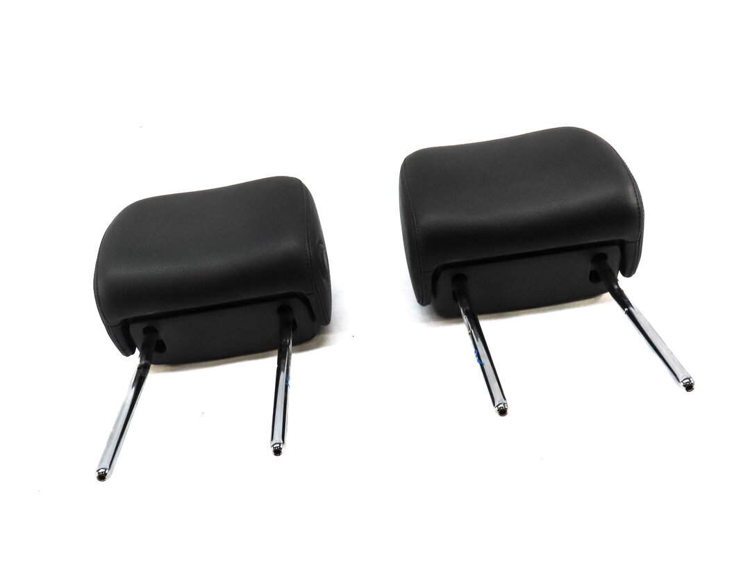 12-18 AUDI A6 A7 S6 S7 RS7 (C7 4G8) FRONT LEFT & RIGHT SEAT HEADREST SET (BLACK)