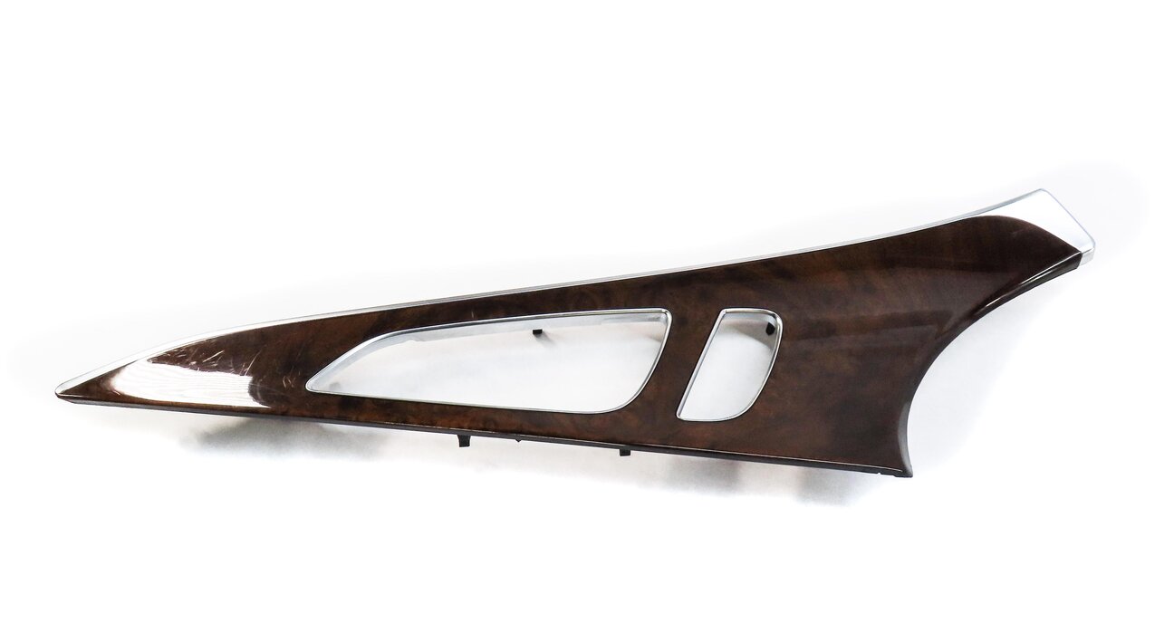Thumbnail 12: 14 AUDI A6 C7 FRONT REAR LEFT RIGHT DOOR DASH CONSOLE BURR WALNUT WOOD TRIM SET